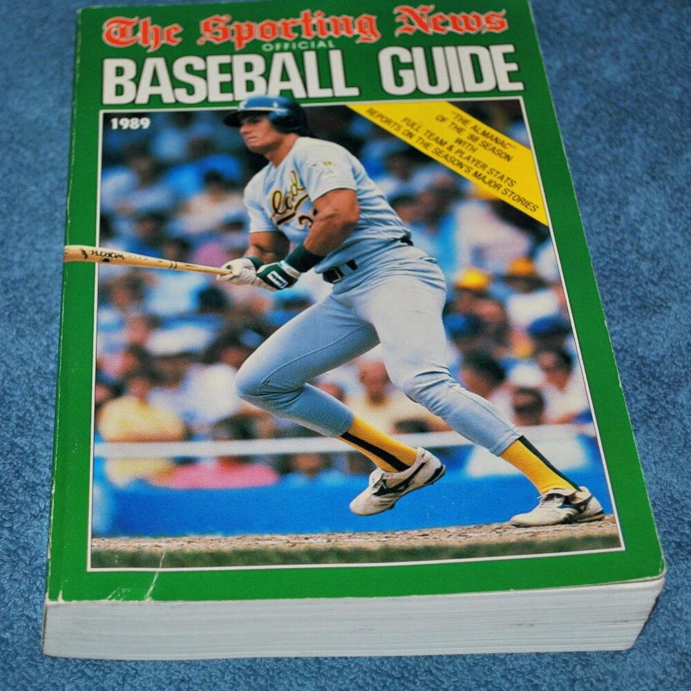 The Sporting News Baseball Register : 1989 JOSE CANSECO Cover Paperback